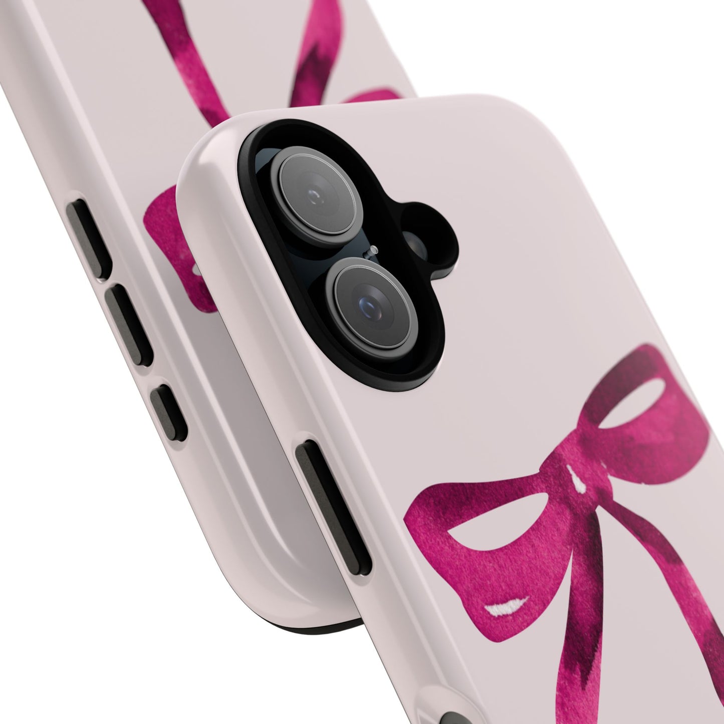 Pink Bow "S" iPhone Case