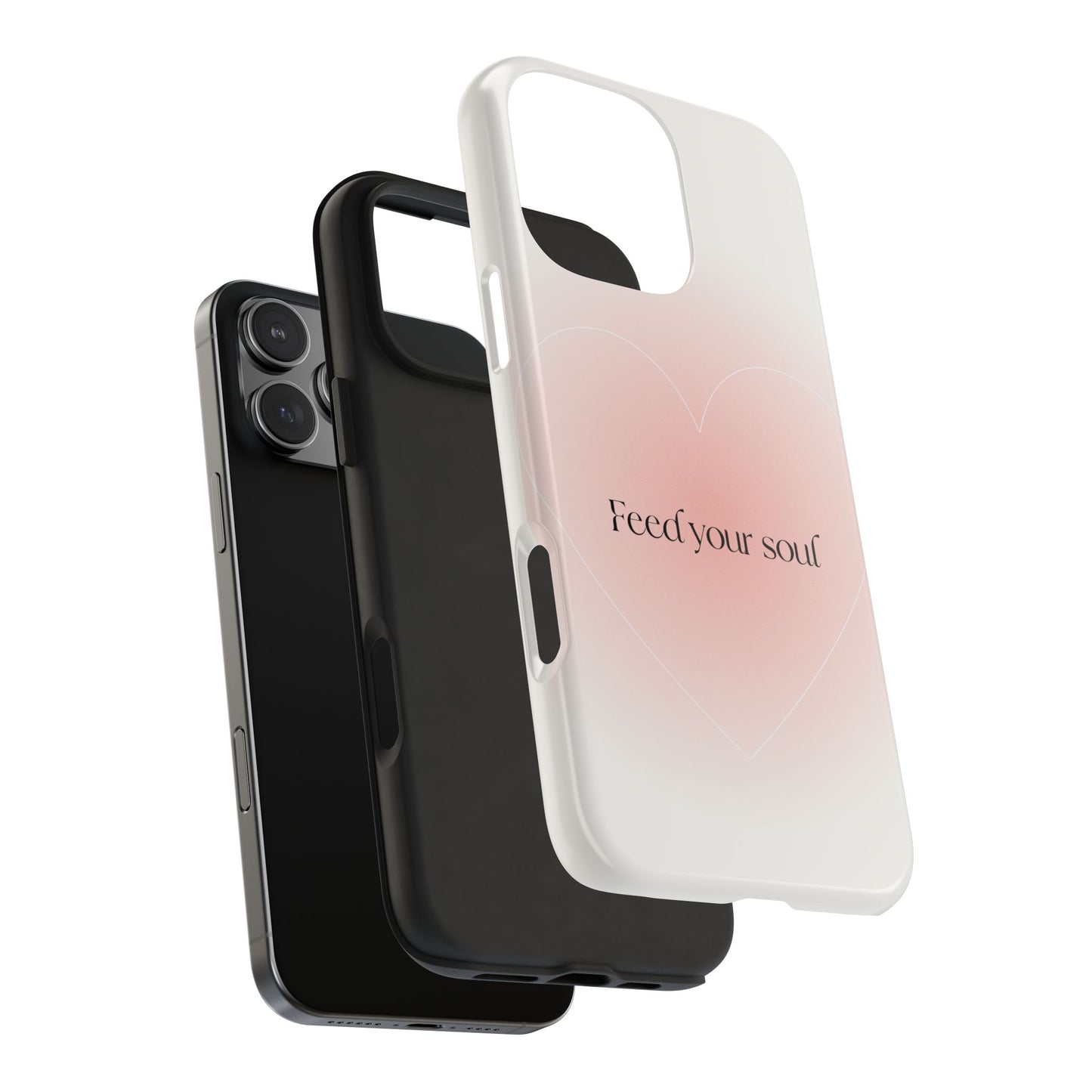 Feed Your Soul Pink iPhone Case