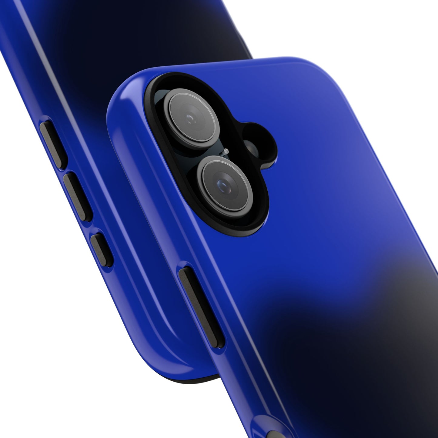 Black Heart Blue iPhone Case