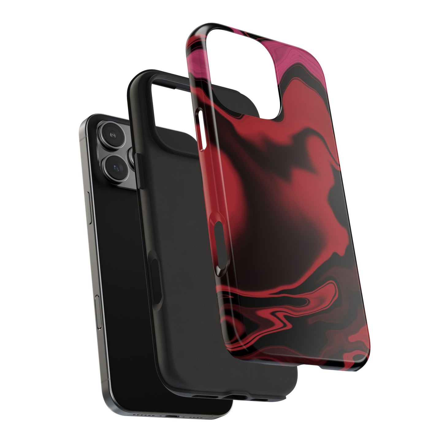 Coque iPhone rouge sang