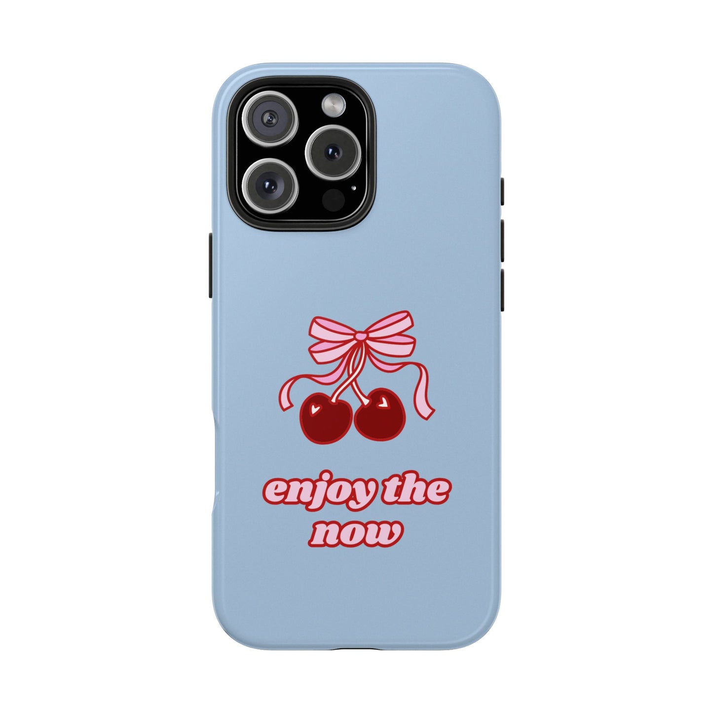 Enjoy the Now Blue iPhone Case