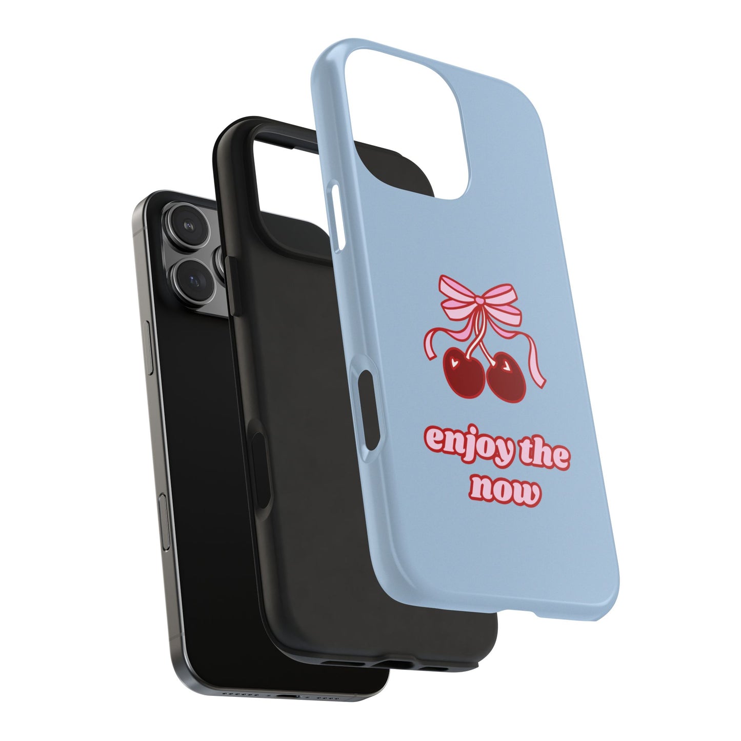 Enjoy the Now Blue iPhone Case