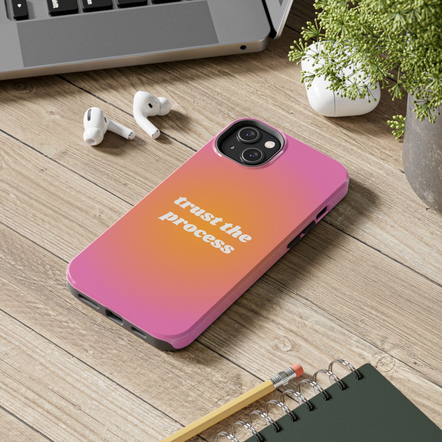 Trust the process Sunset iPhone Case