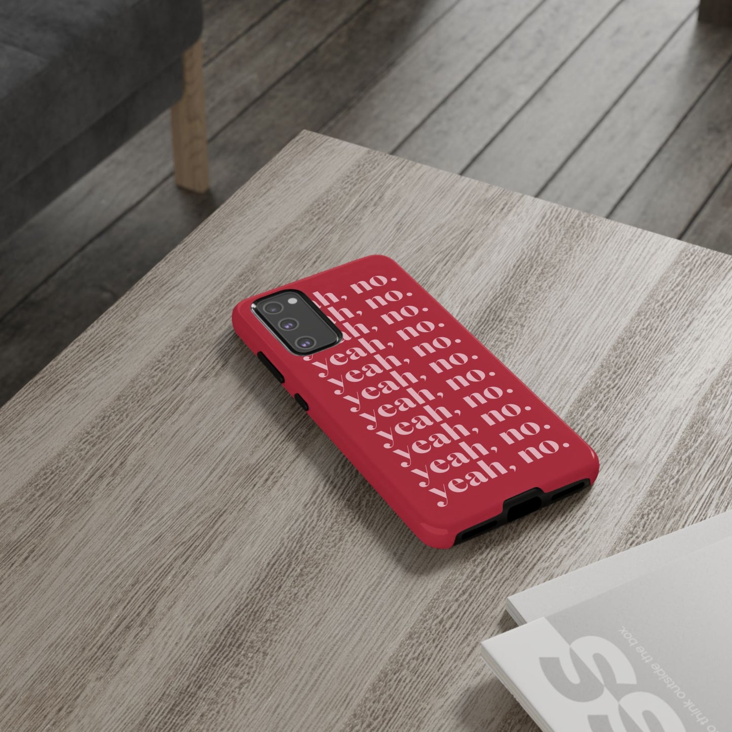 Yeah, no. Red Samsung Case