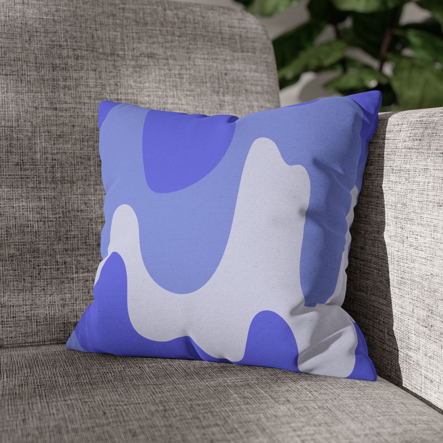 Blue Slime Decorative Pillow