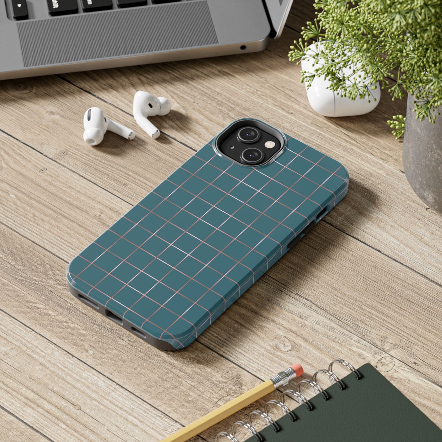 Coque iPhone vert foncé
