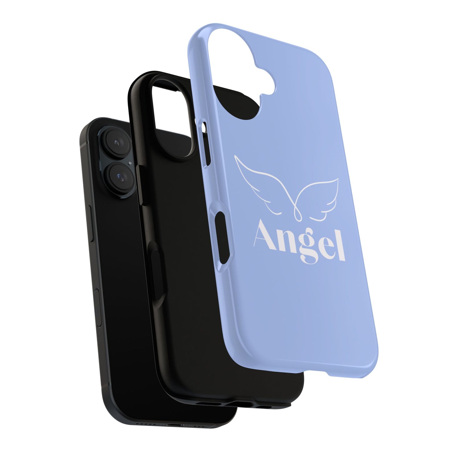 Angel Baby Blue iPhone Case