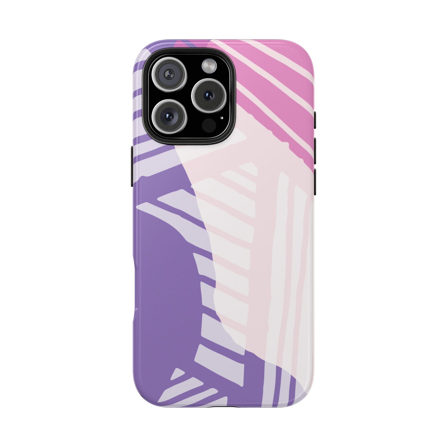 Coque iPhone violette et rose