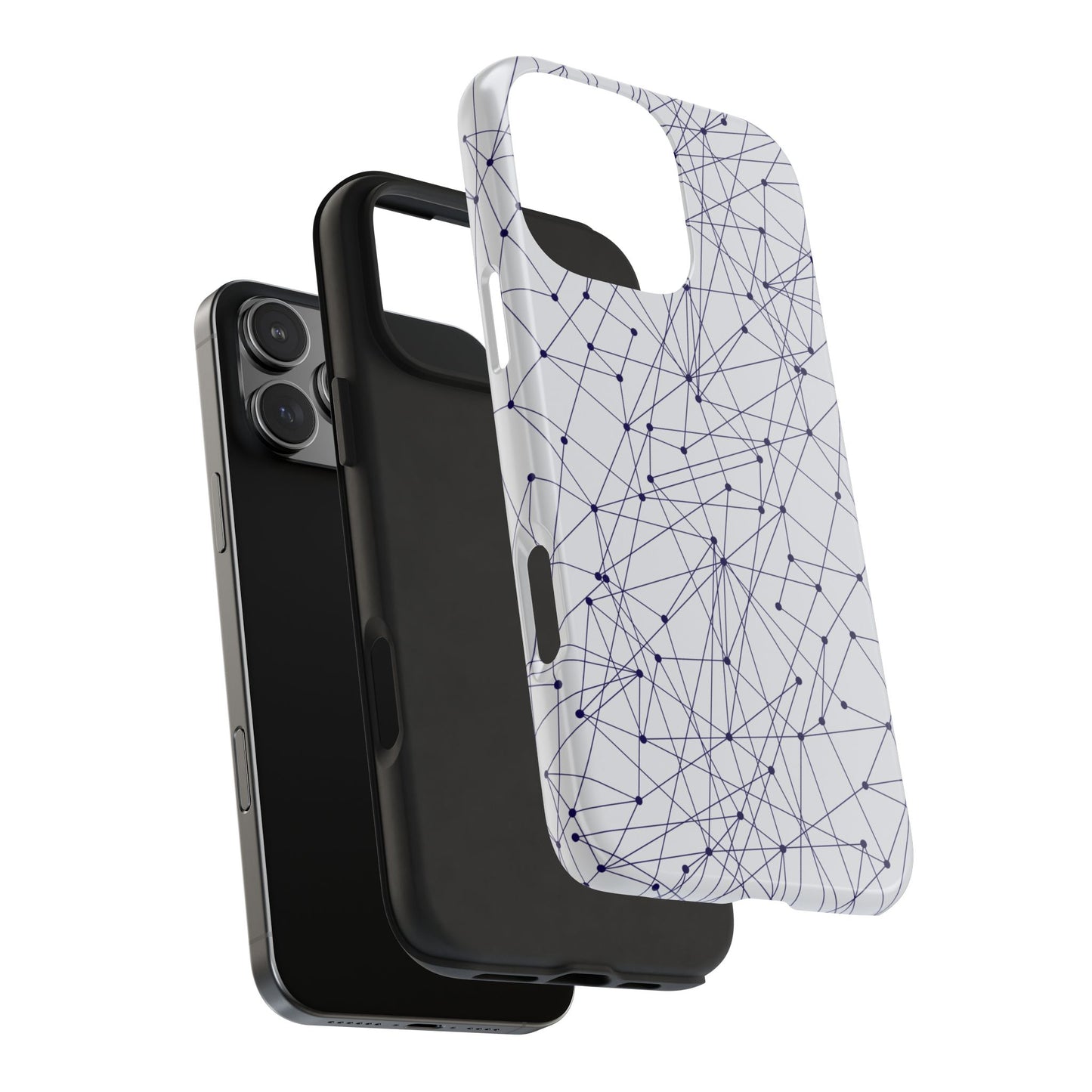 Funda abstracta para iPhone con diseño de galaxia