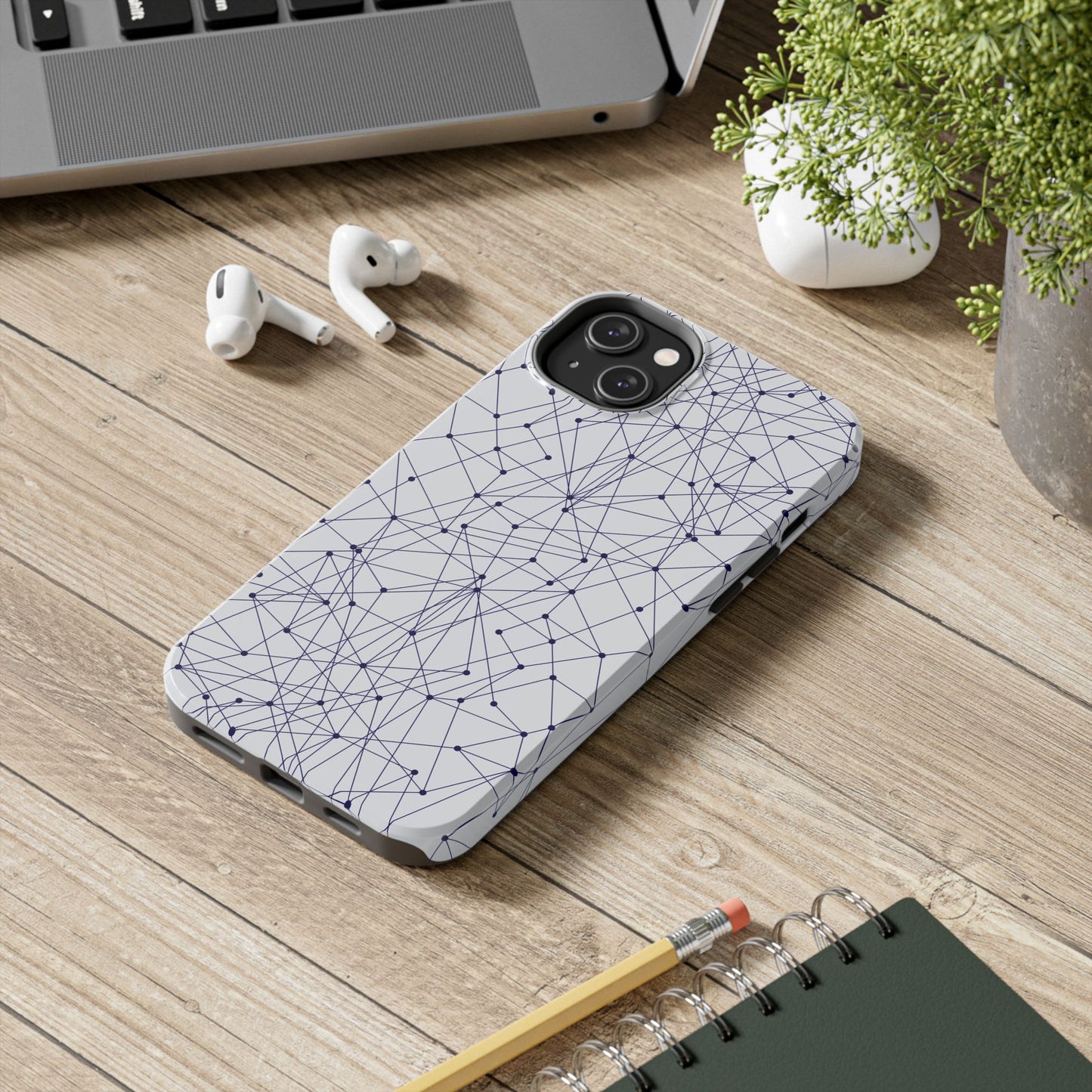 Funda abstracta para iPhone con diseño de galaxia