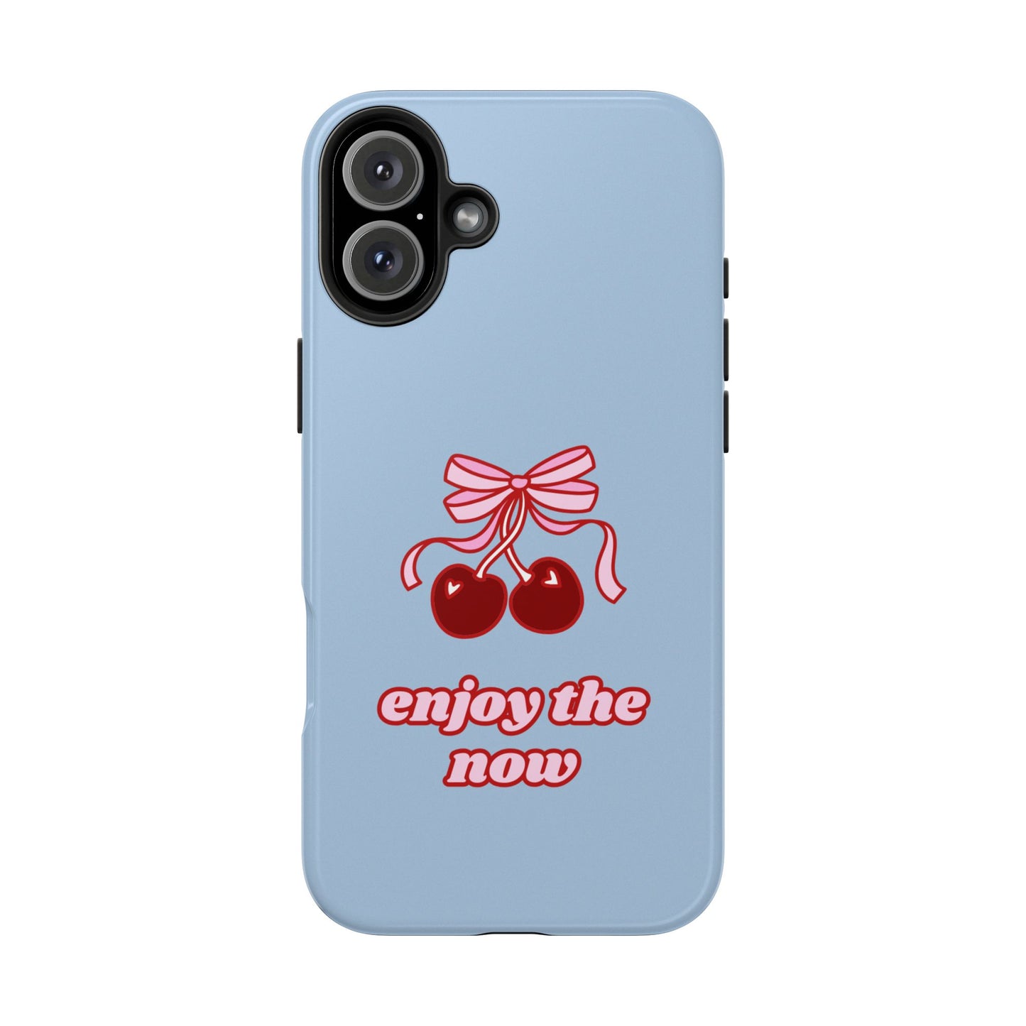 Enjoy the Now Blue iPhone Case