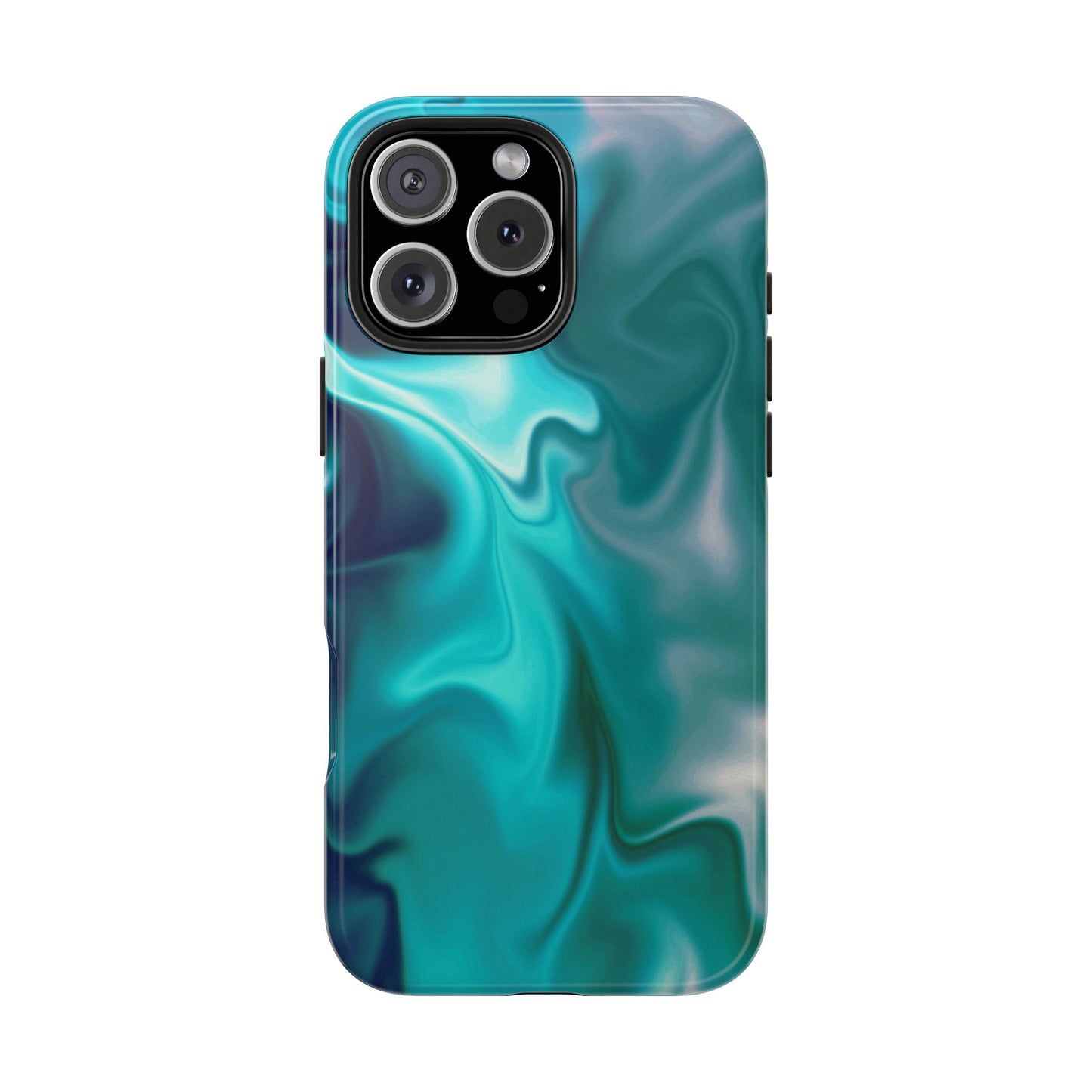 Funda para iPhone con fluido color turquesa