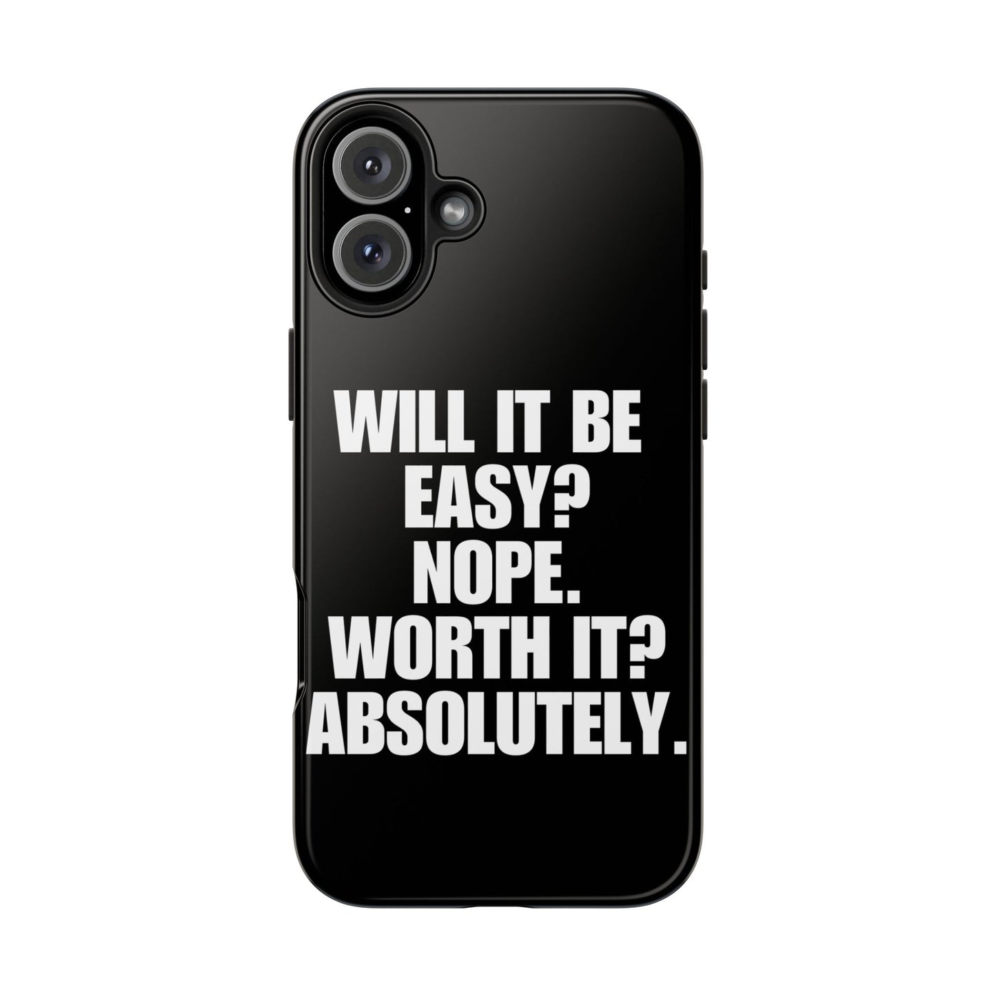 Inspiration. Black iPhone Case