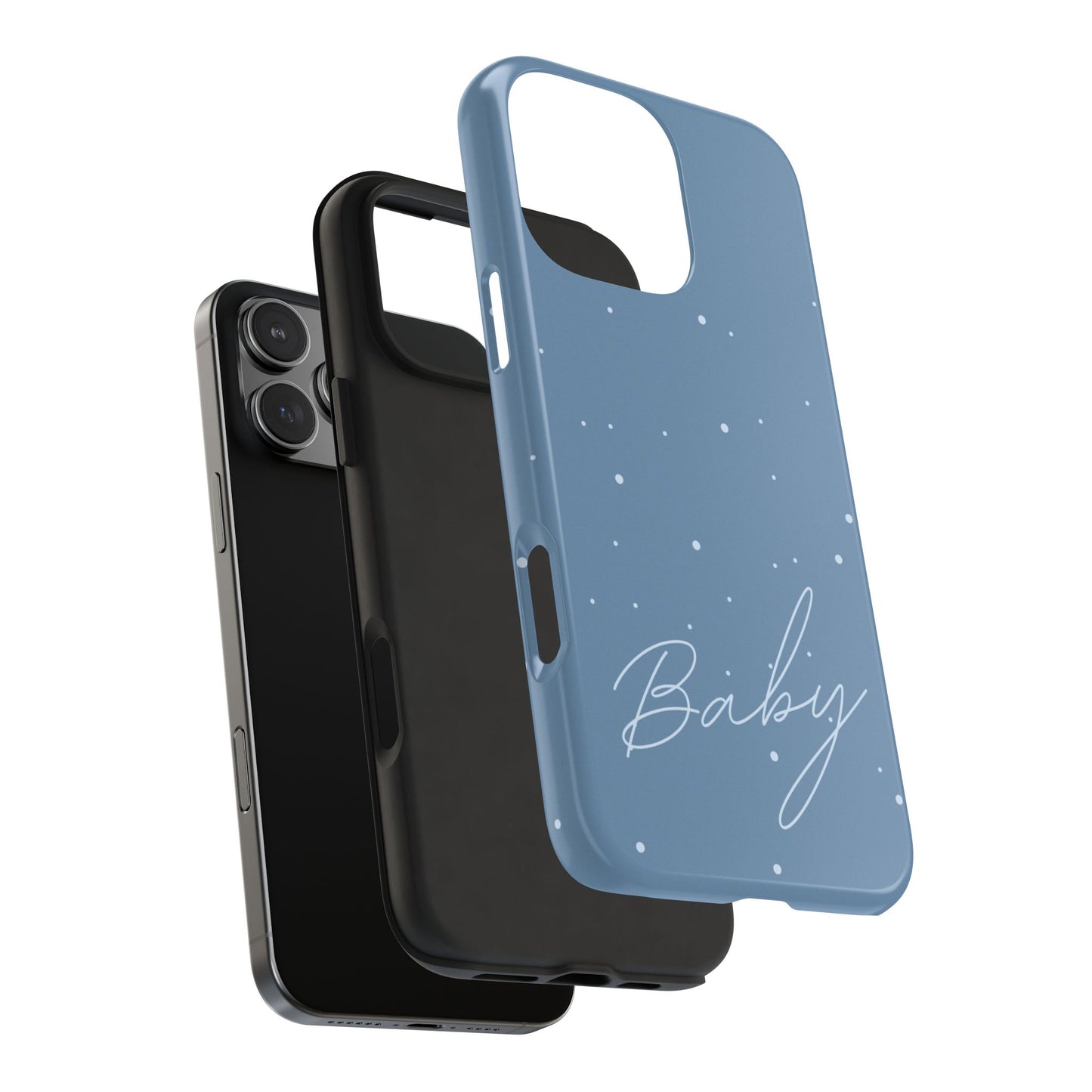 Coque iPhone Bébé Bleu