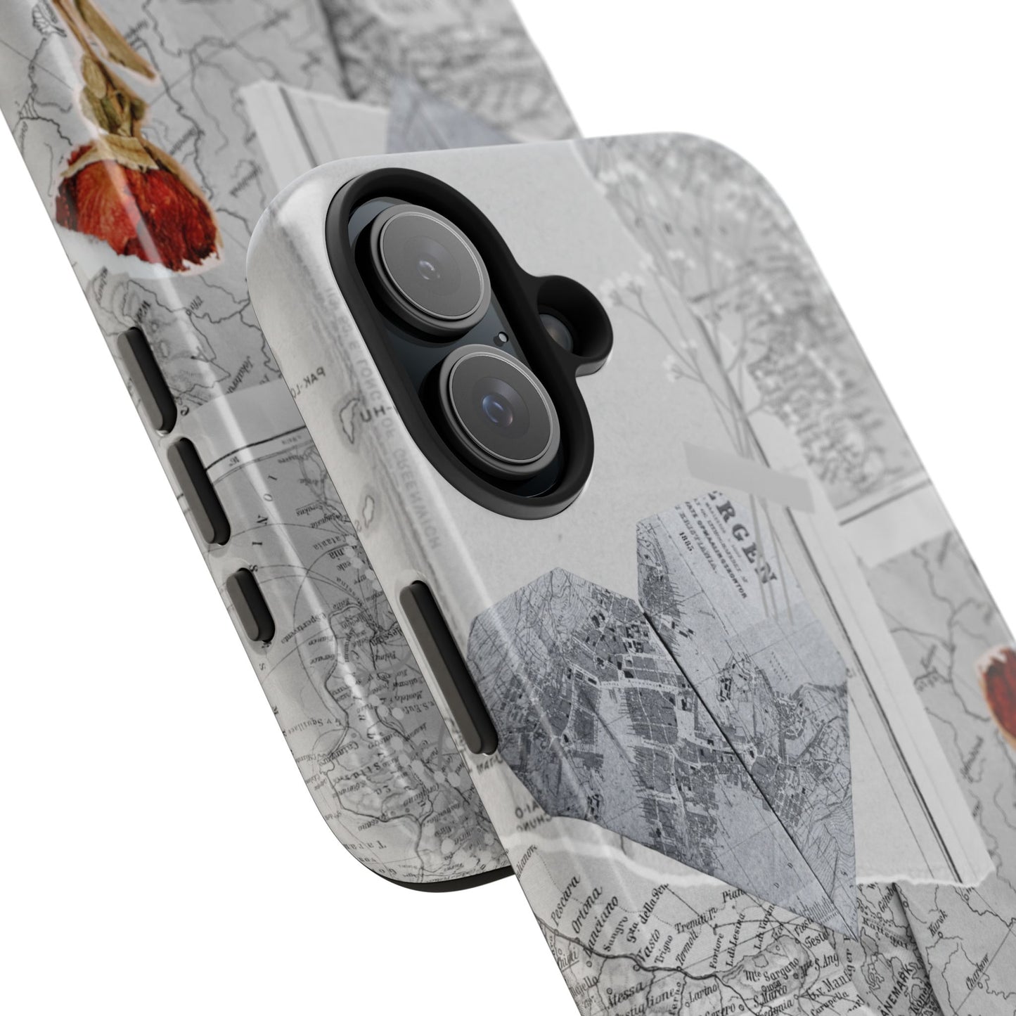 Coque iPhone Paper Rose