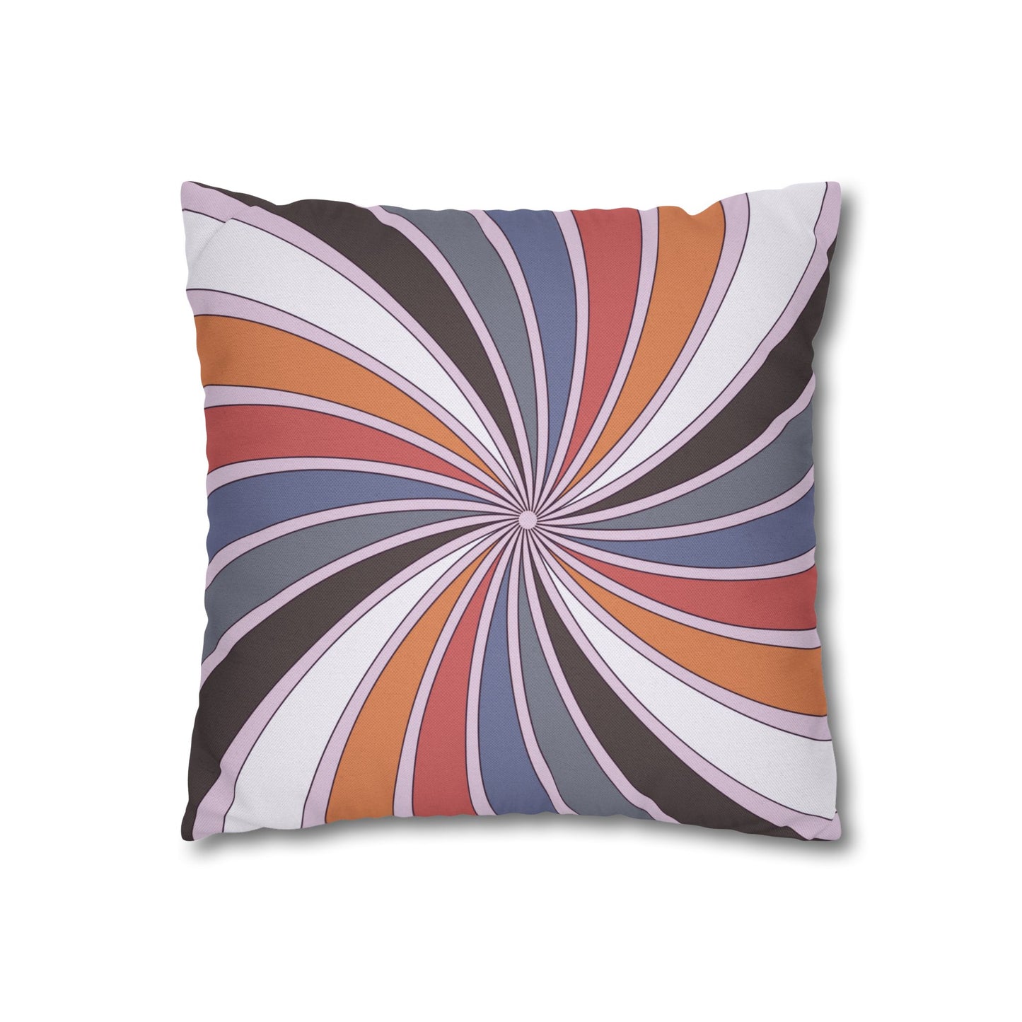 Colorful Spiral Decorative Pillow