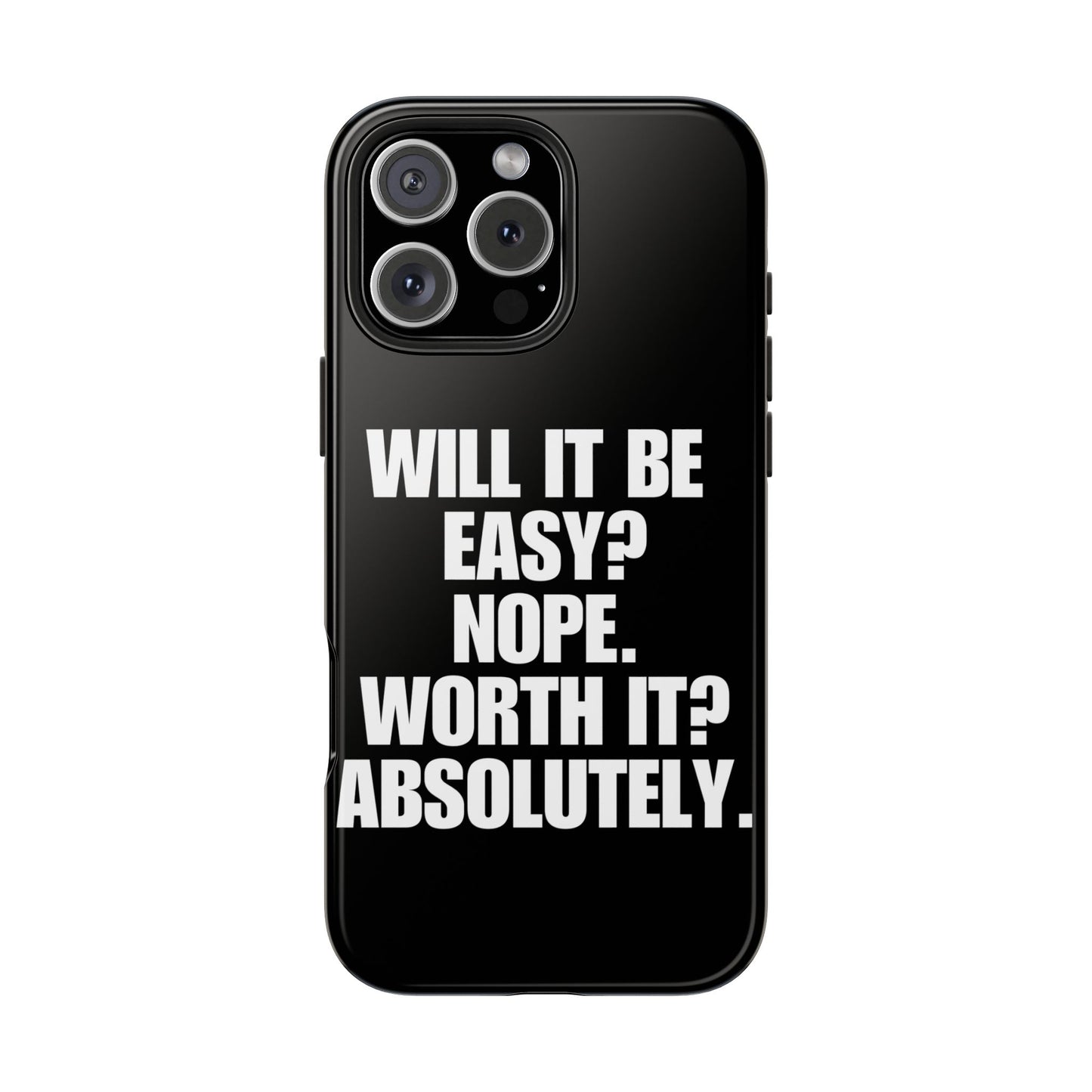 Inspiration. Black iPhone Case