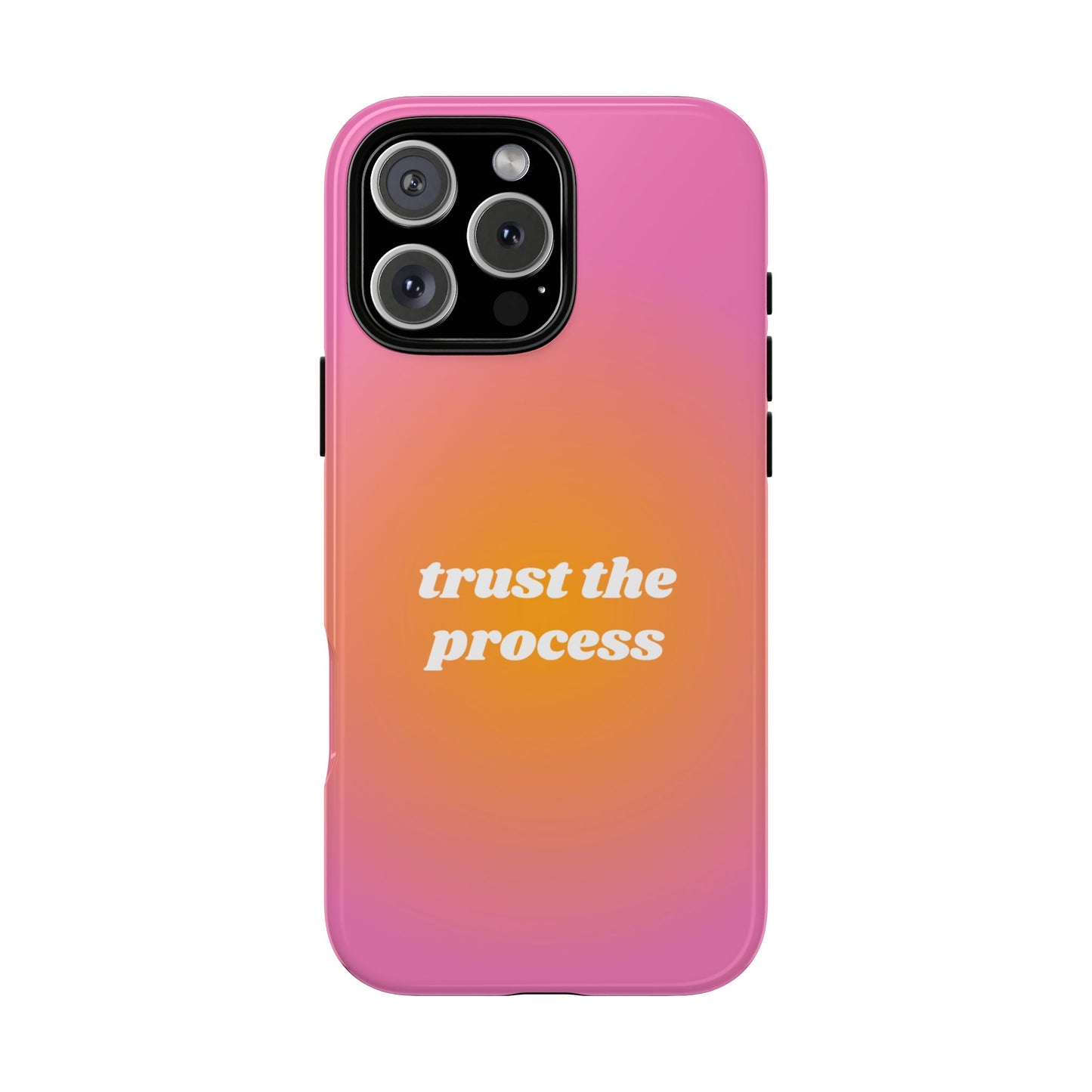 Trust the Process Sunset iPhone Case