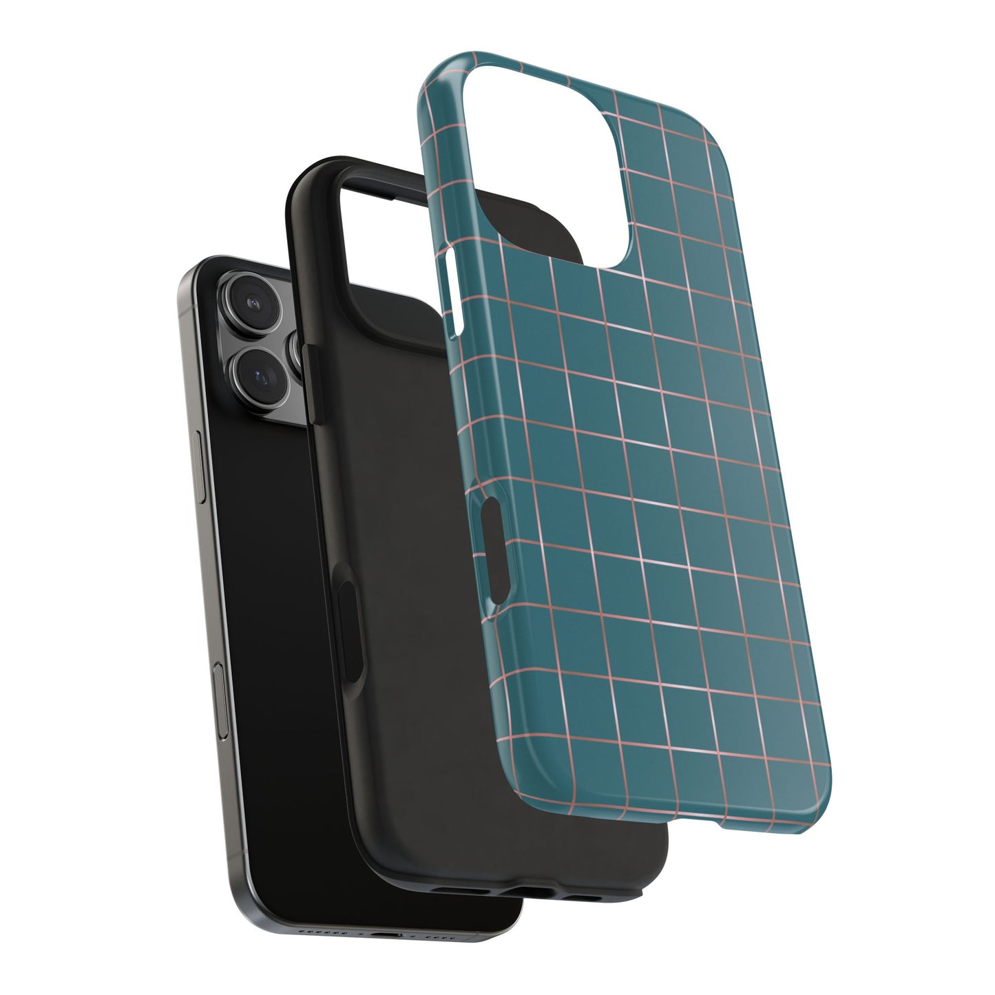 Coque iPhone vert foncé