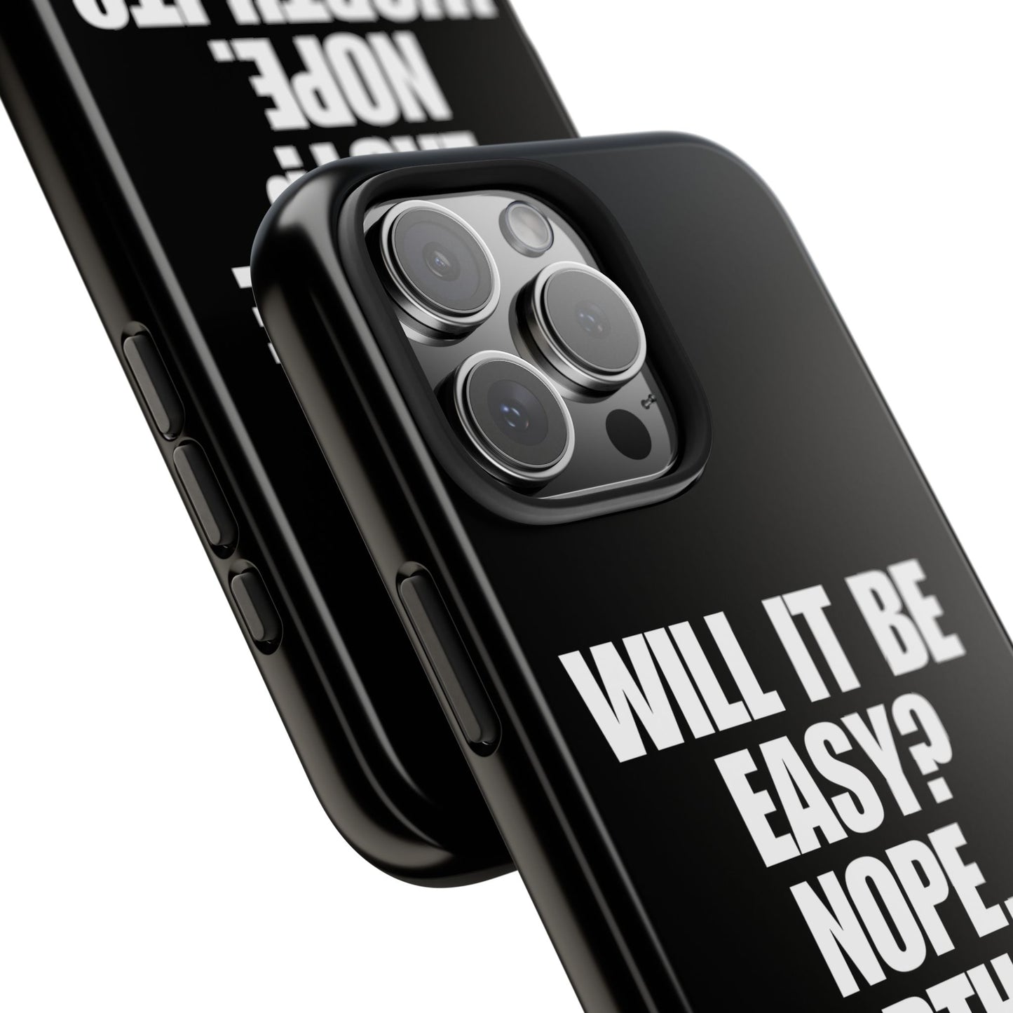 Inspiration. Black iPhone Case