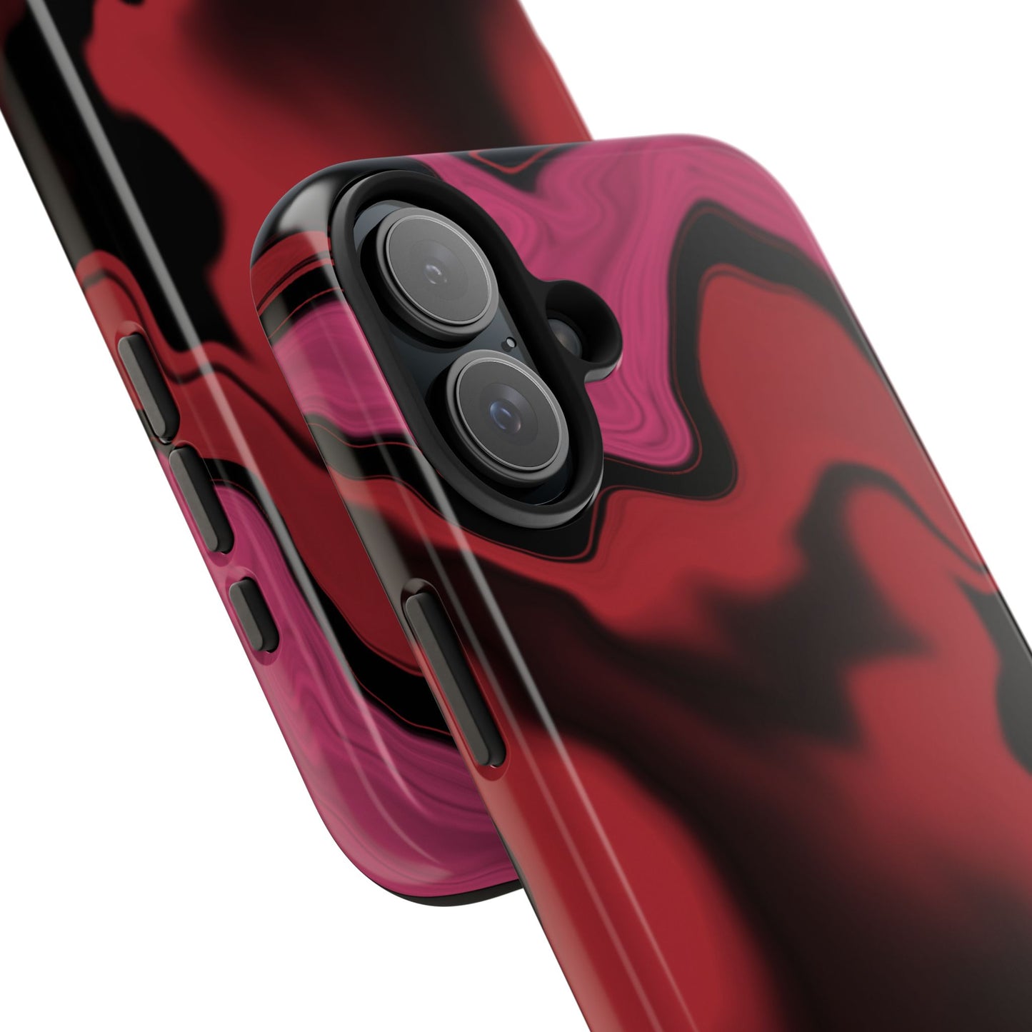 Coque iPhone rouge sang