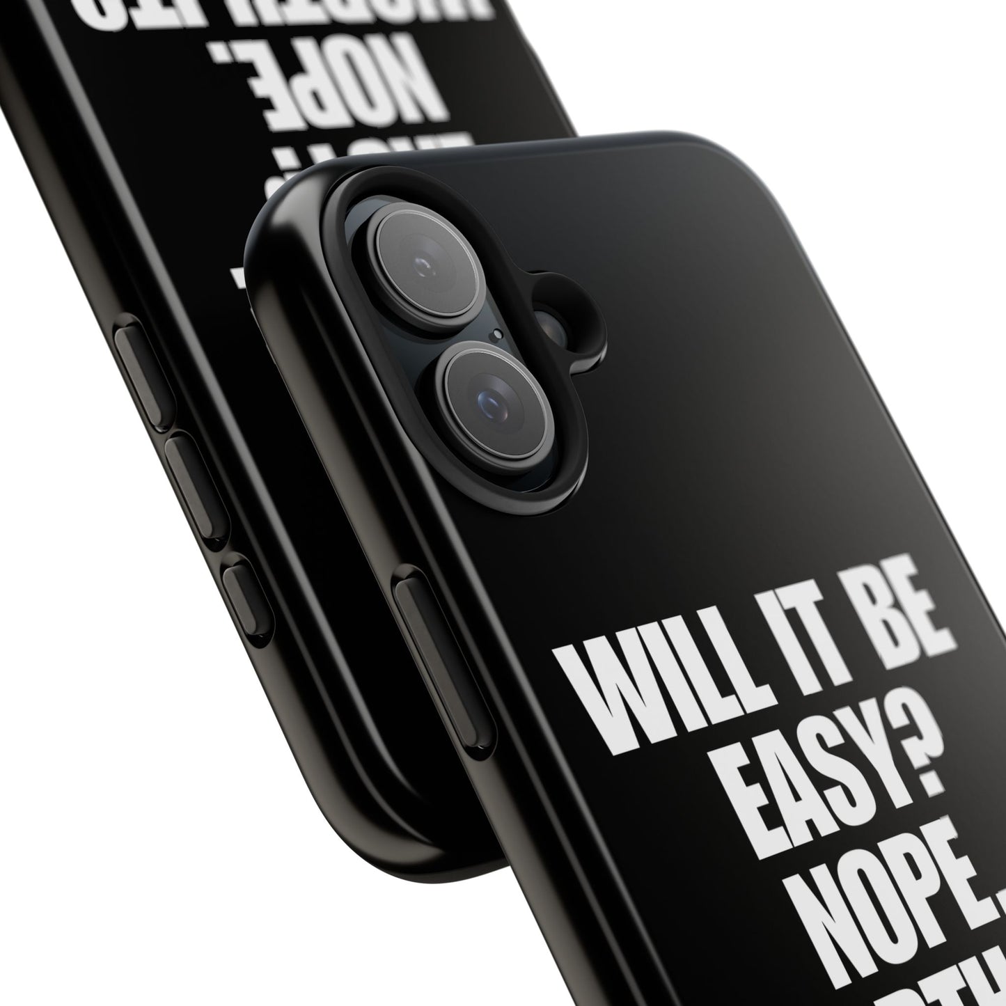 Inspiration. Black iPhone Case