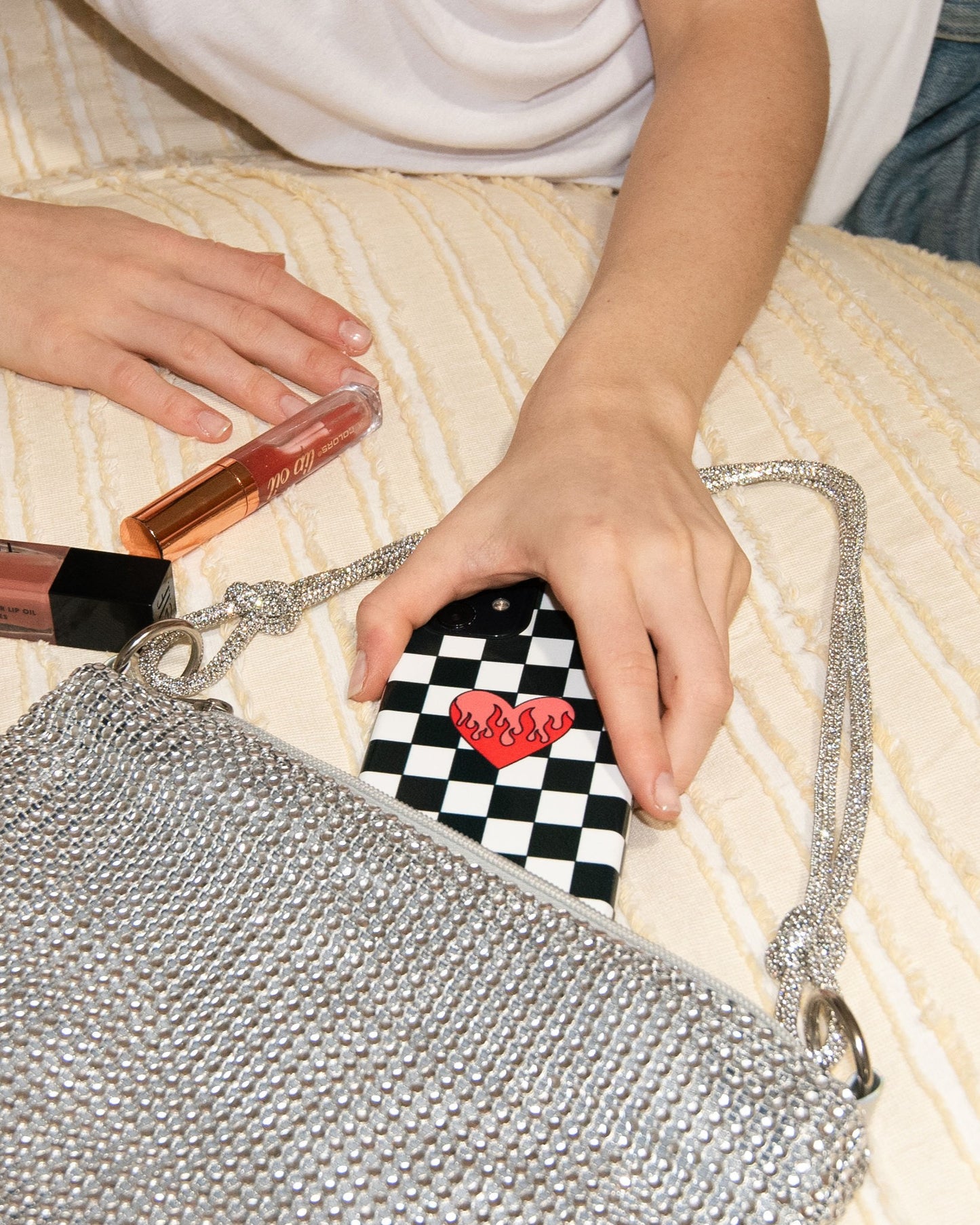 Checkmate Black & White iPhone Case