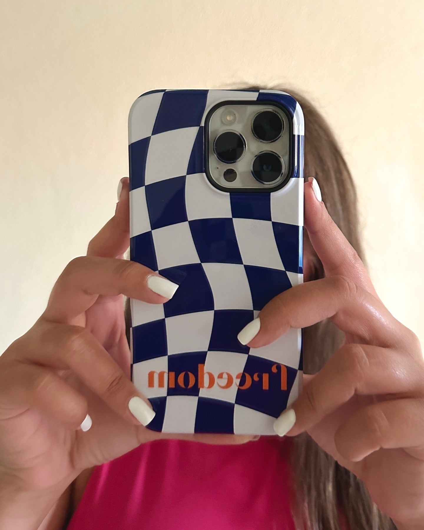 Coque iPhone Freedom Blue