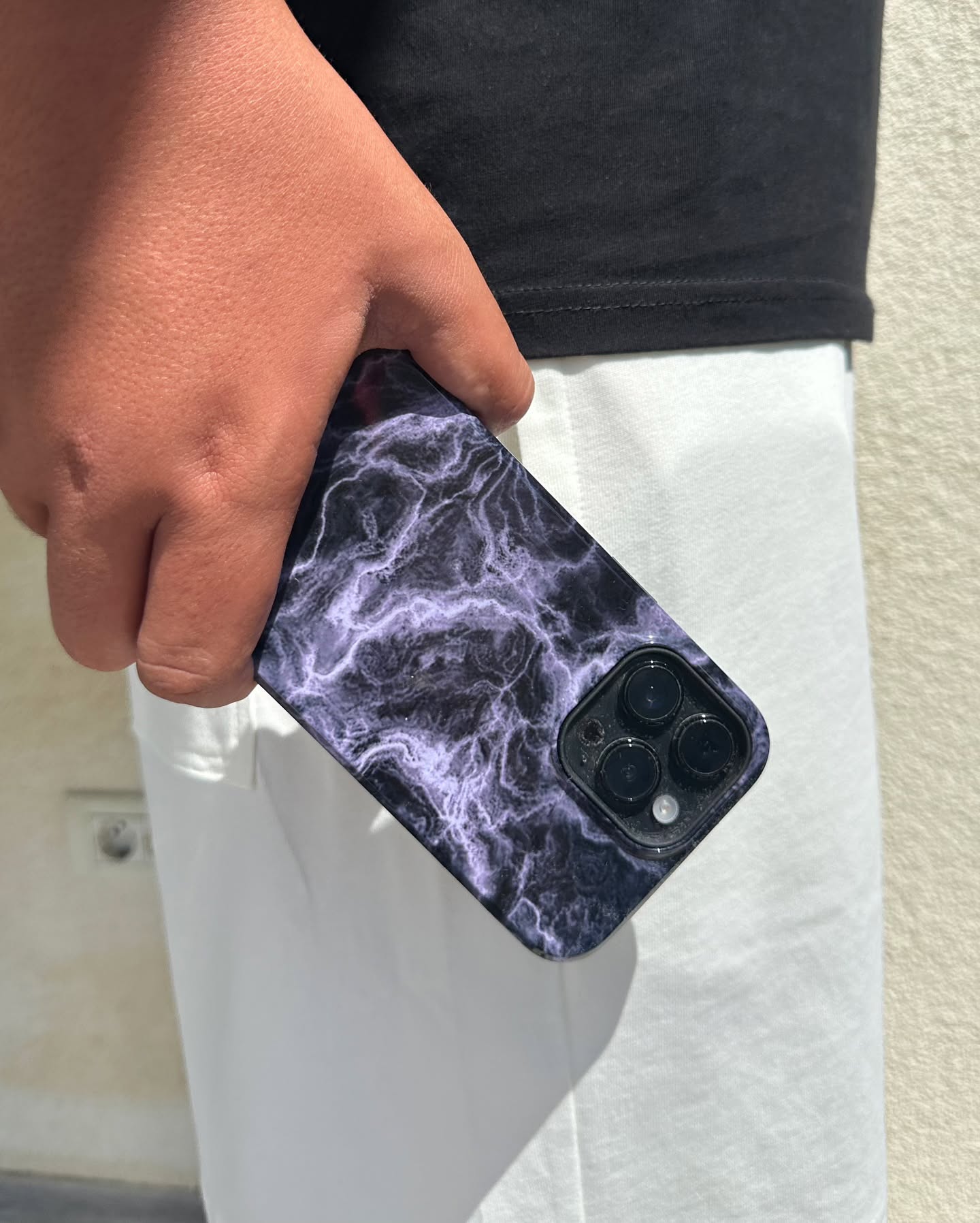 Black Thunder iPhone Case
