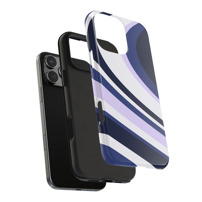 Abstract Purple & Blue iPhone Case