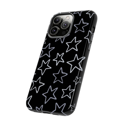 Black Stars iPhone Case