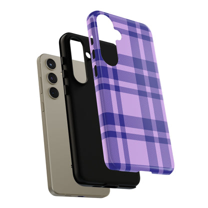 Purple Plaid Samsung Case