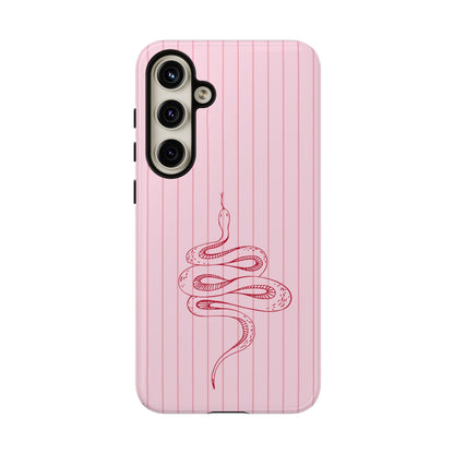 Red Snake Pink Samsung Case