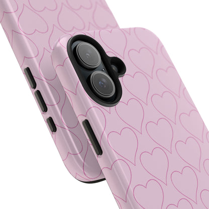 Hug of Hearts Pink iPhone Case