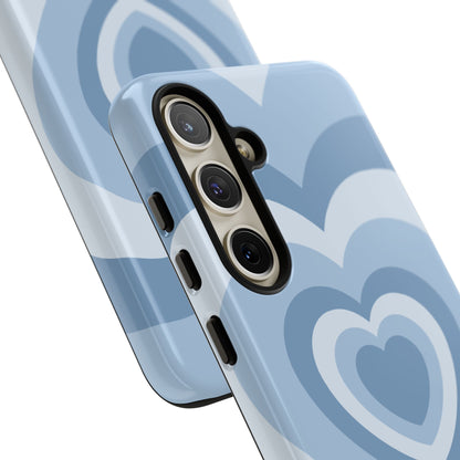 Infinity Blue Hearts Samsung Case