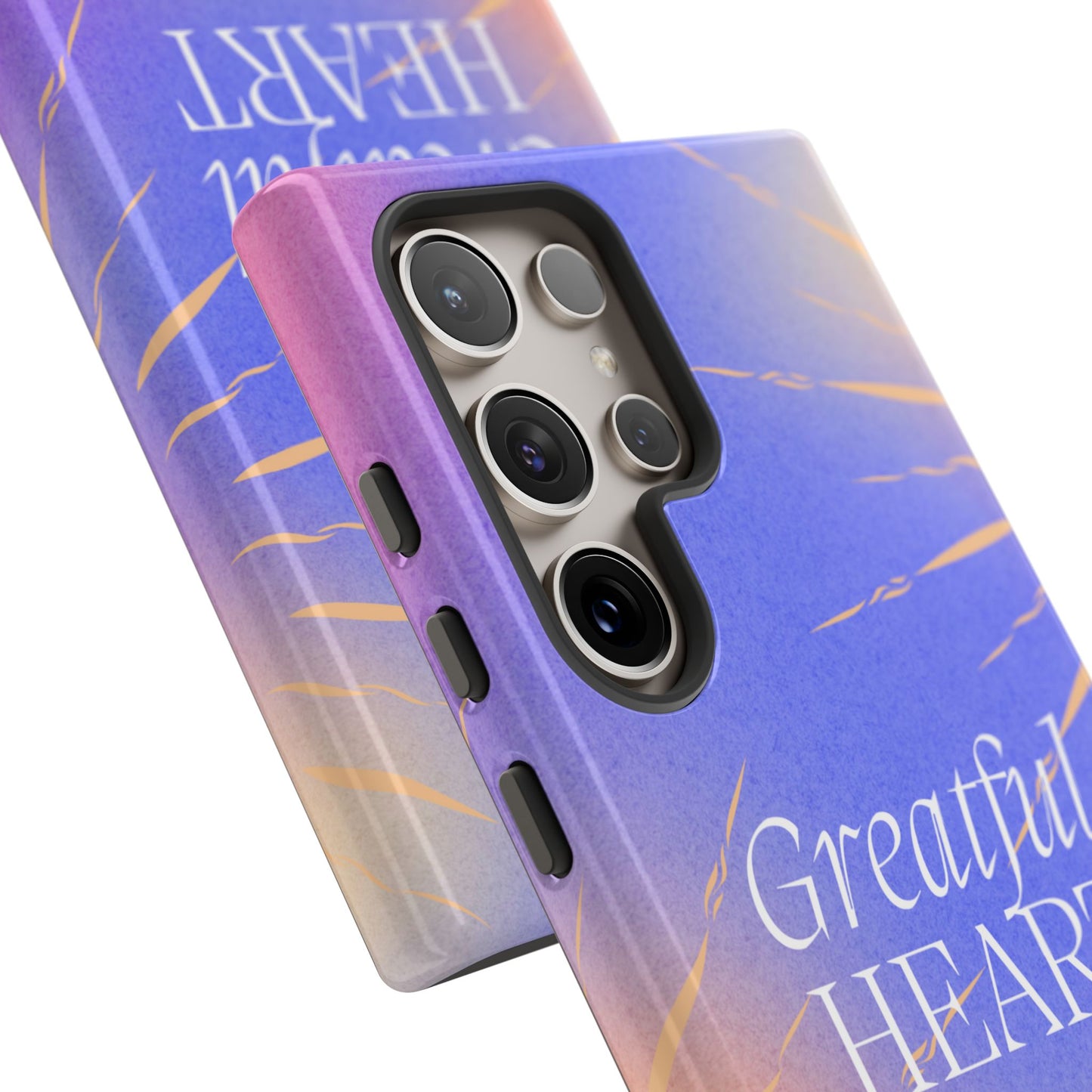 Grateful Heart Blue Samsung Case