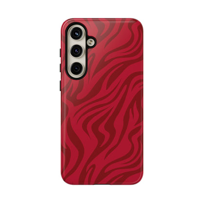 Fire Red Samsung Case