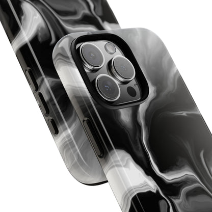 Black Fluid iPhone Case