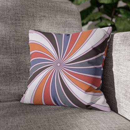 Colorful Spiral Decorative Pillow
