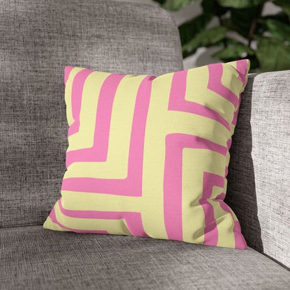 Pink & Yellow Decorative Pillow
