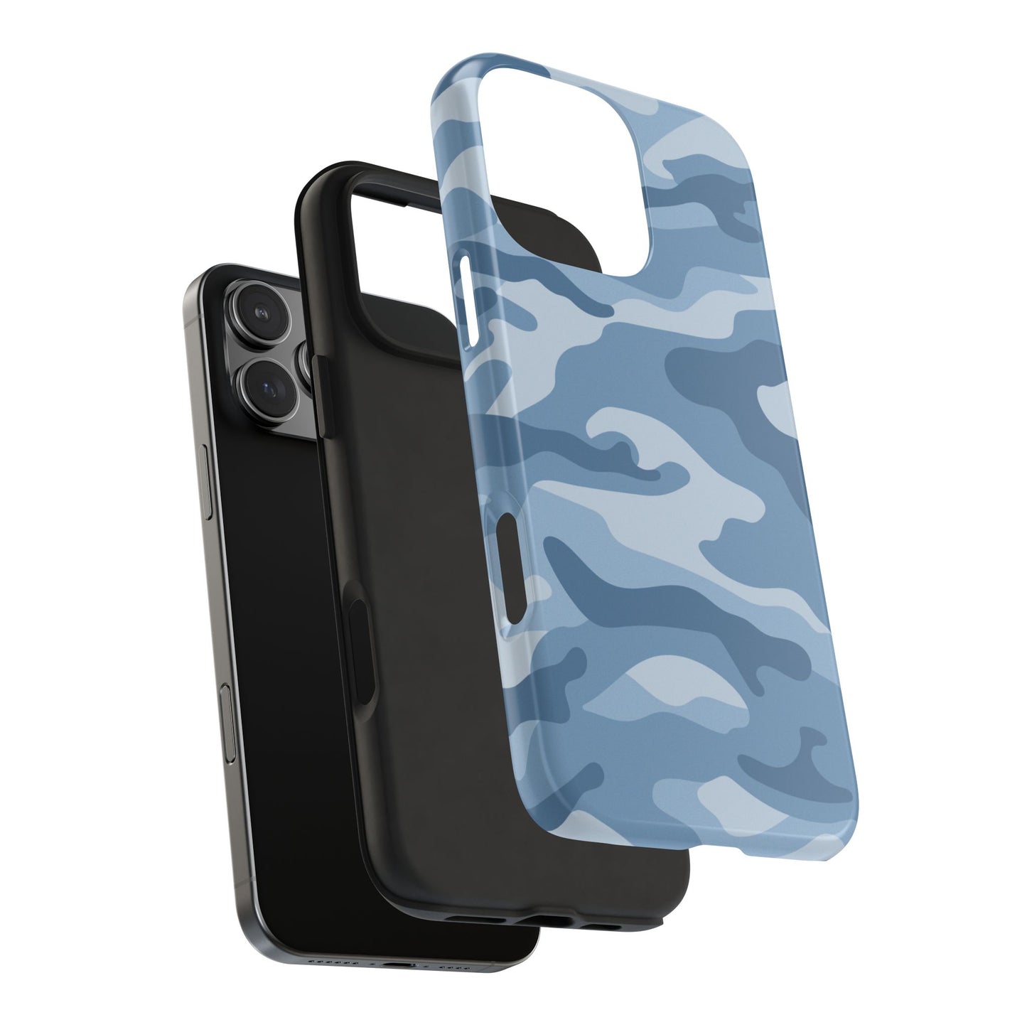 Blue Camo iPhone Case