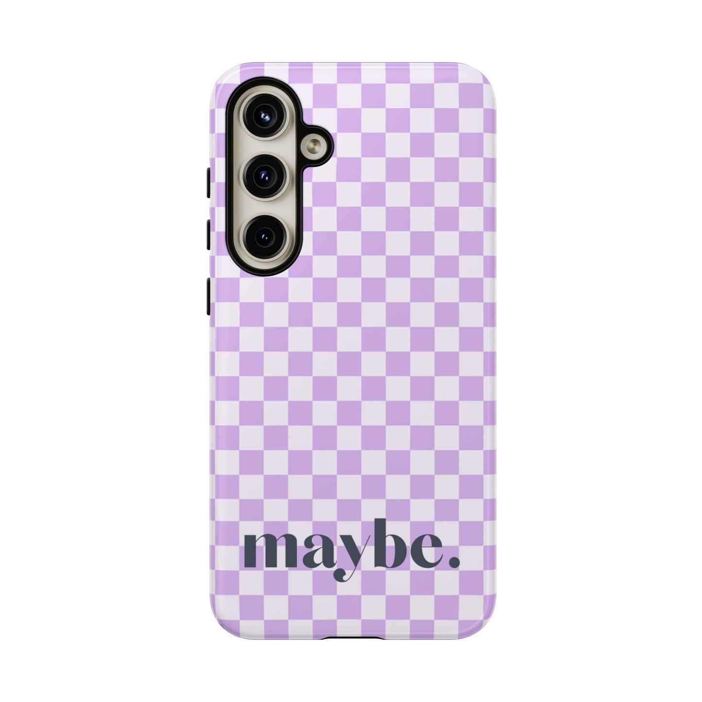 Purple Squares Samsung Case