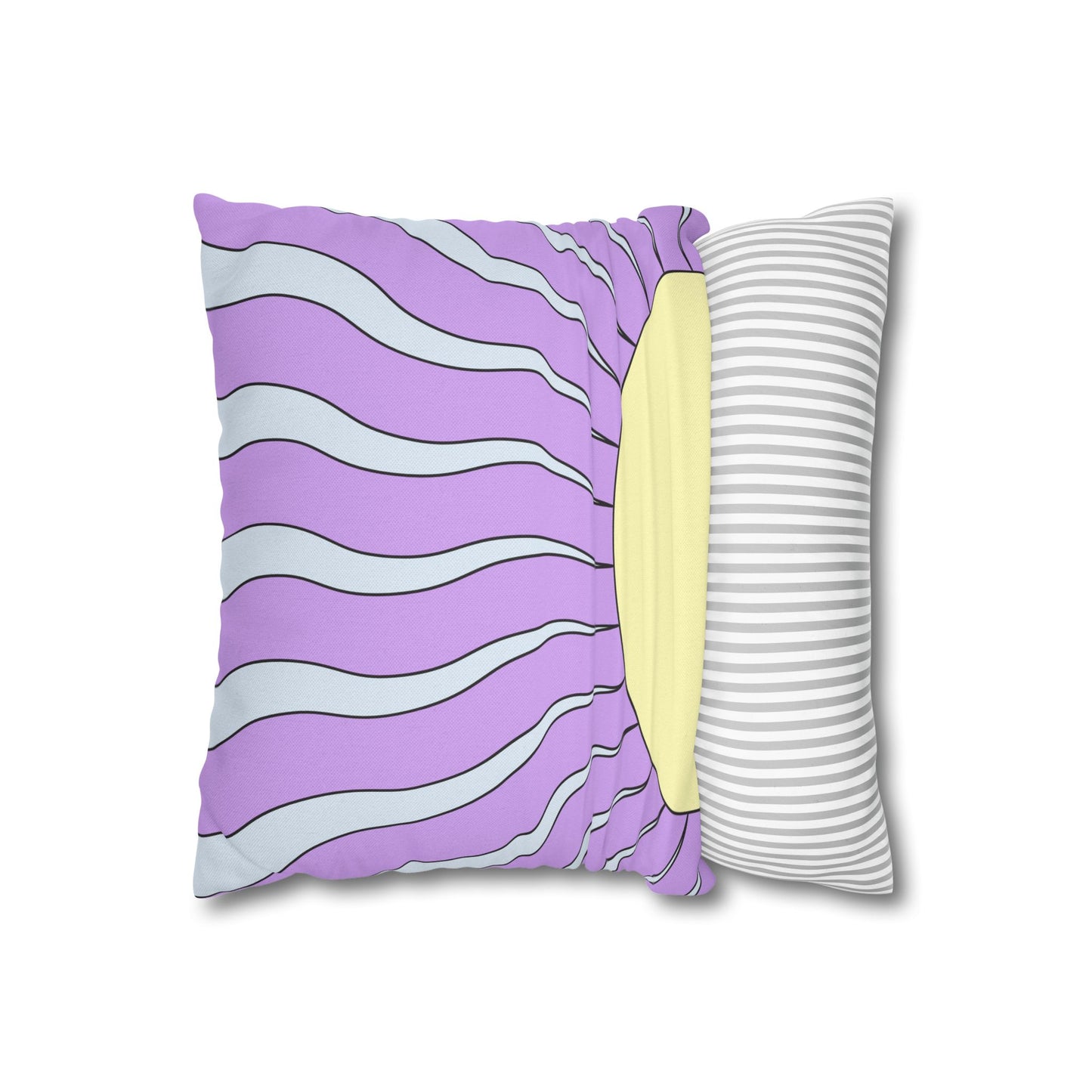 Purple Sun Decorative Pillow