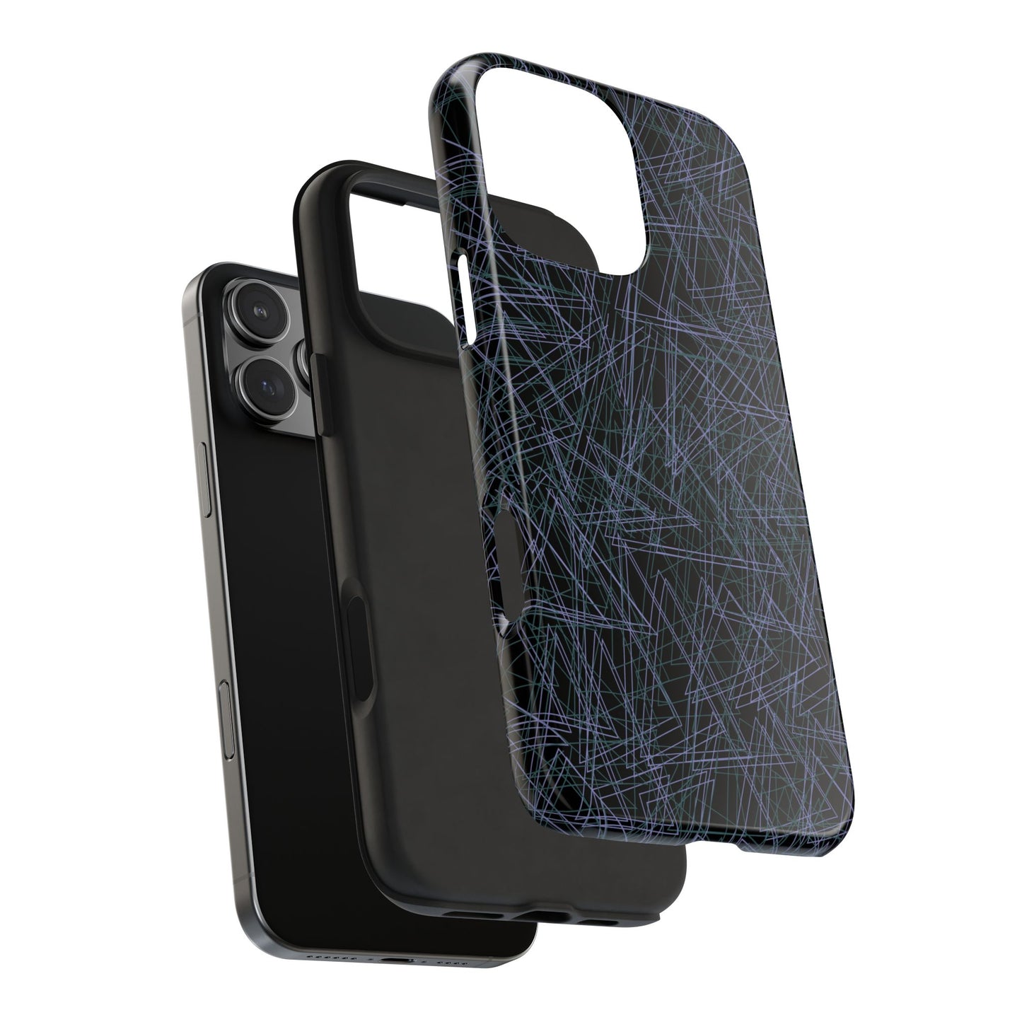 Abstract Black iPhone Case