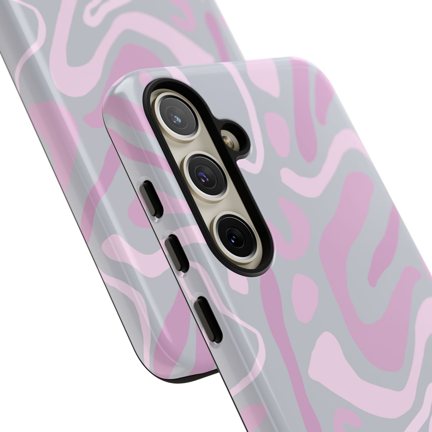 Pink Abstract Shapes Samsung Case