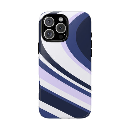 Abstract Purple & Blue iPhone Case