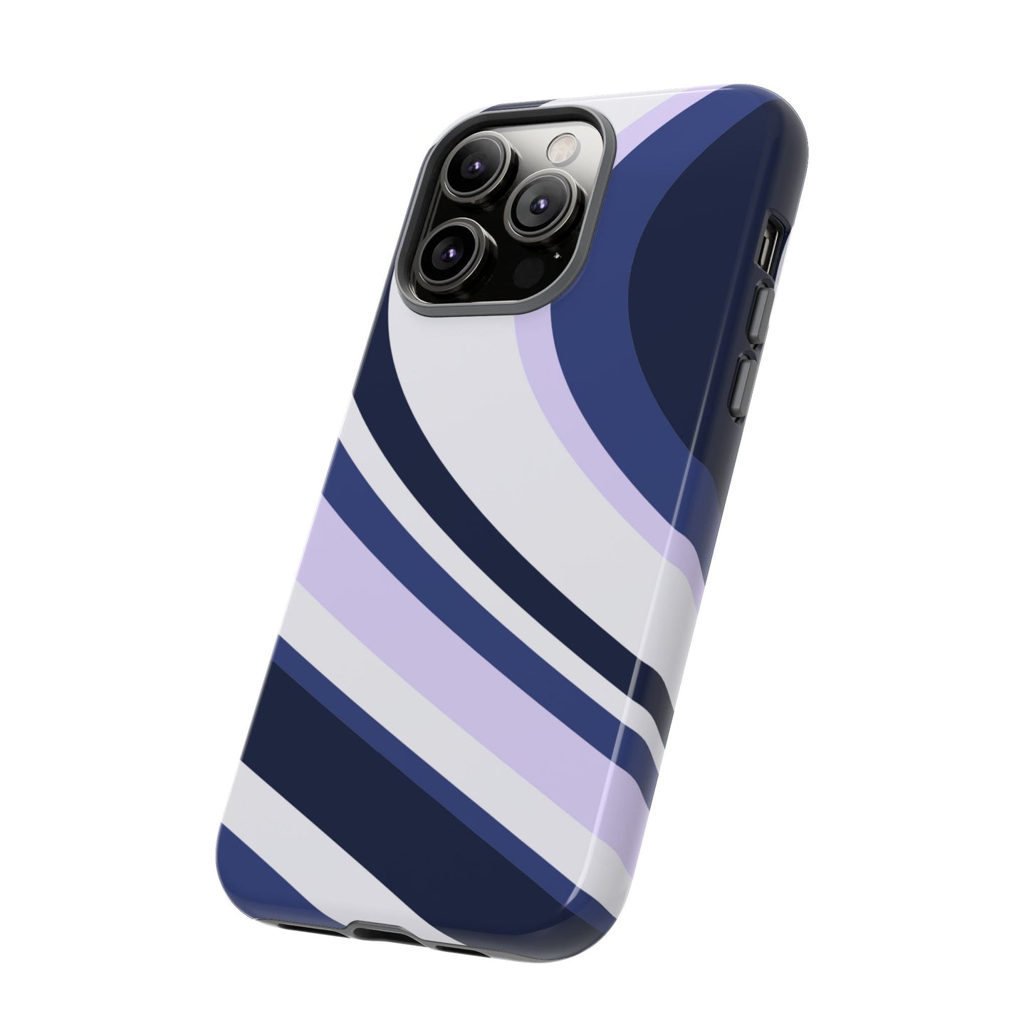 Abstract Purple & Blue iPhone Case