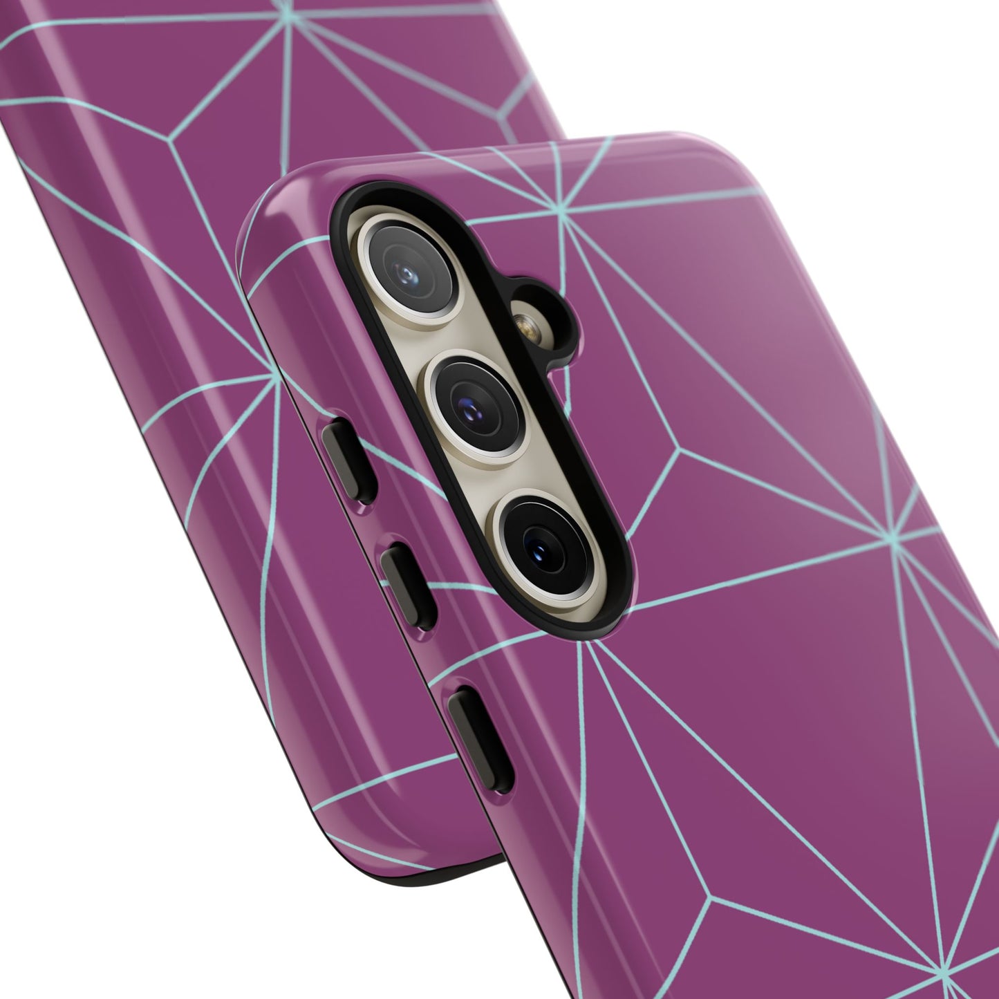 Purple Triangles Samsung Case