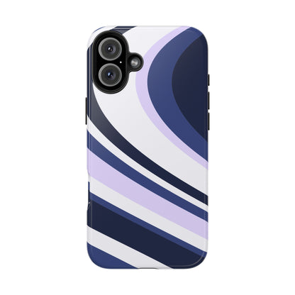 Abstract Purple & Blue iPhone Case