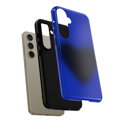 Black Heart Blue Samsung Case